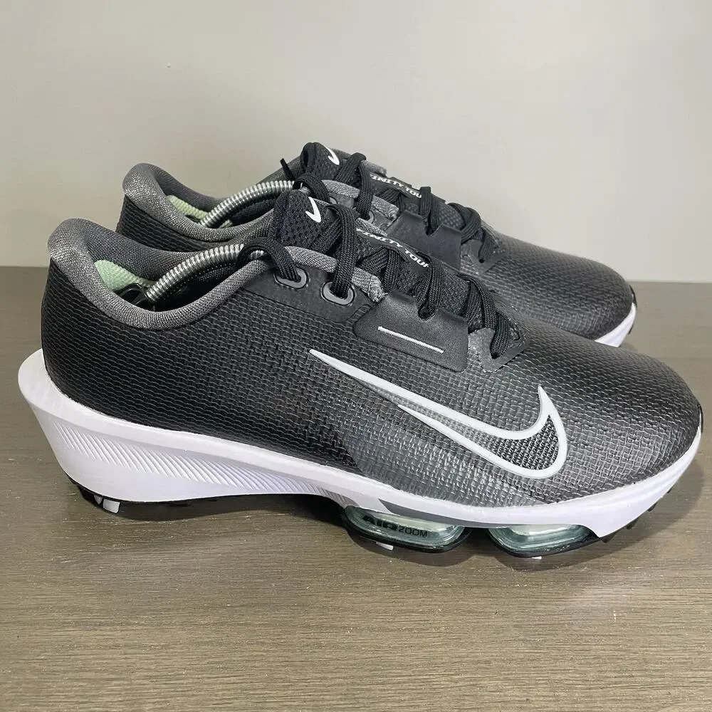 Nike Mens 7.5 Golf Shoes NEW Air Zoom Infinity Tour 2 Black Spikes FD0217-002